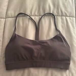Lululemon Brown Sports Bra Seamless Design
